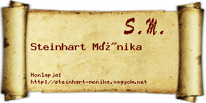 Steinhart Mónika névjegykártya